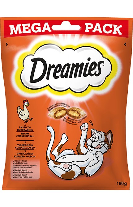 Dreamies 4008429092008 Hunde-/Katzenleckerli Snacks Huhn 180 g