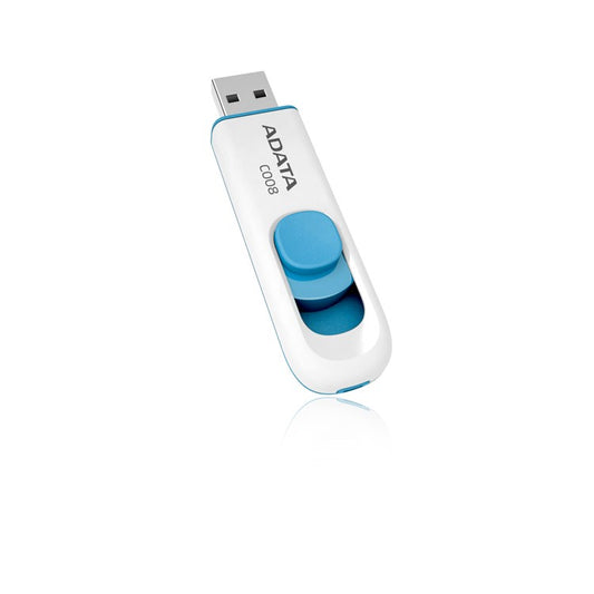 ADATA 64GB C008 USB-muistitikku USB-tyyppi-A 2.0 Sininen valkoinen