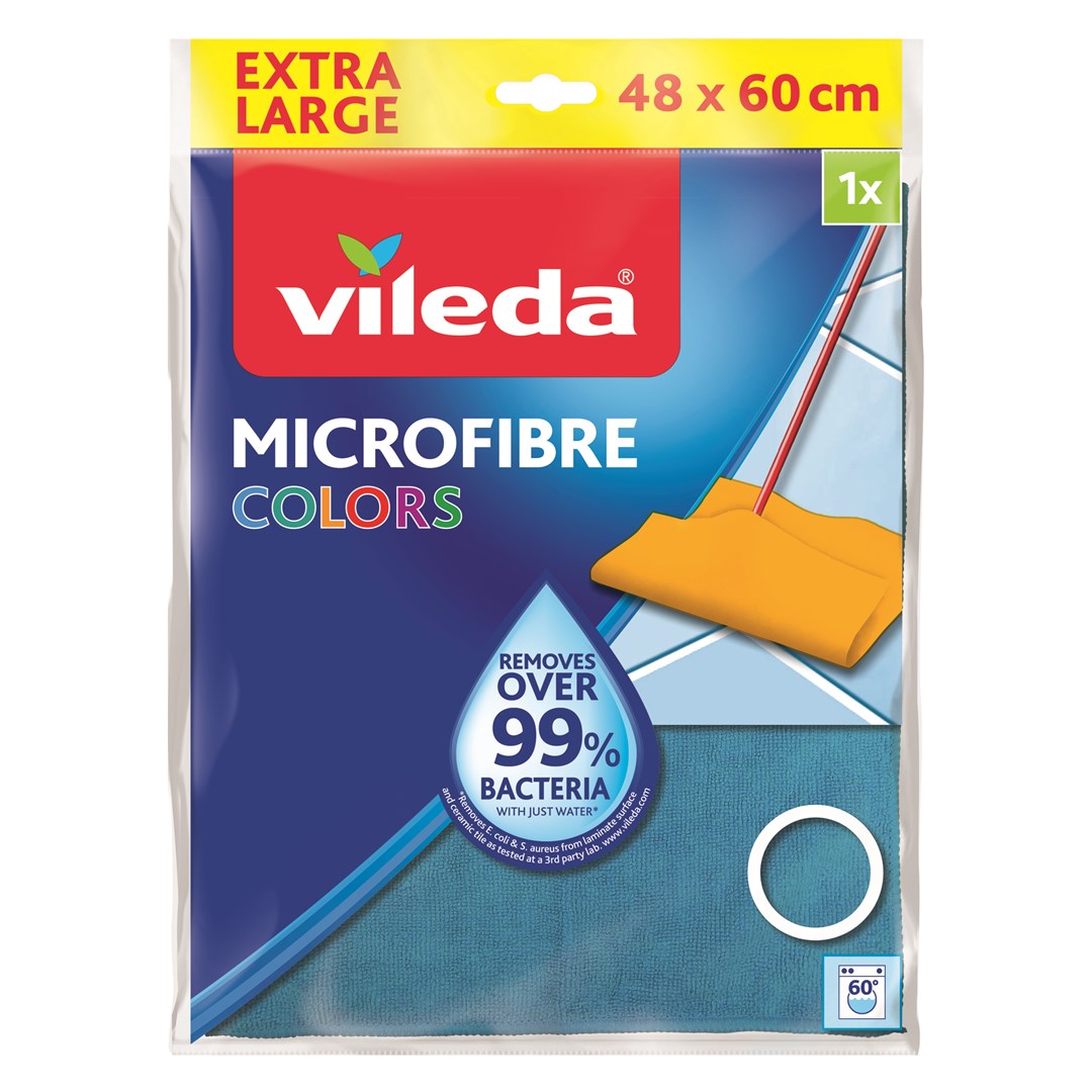 Lattialiina Vileda Microfibre Colors 1 kpl - KorhoneCom