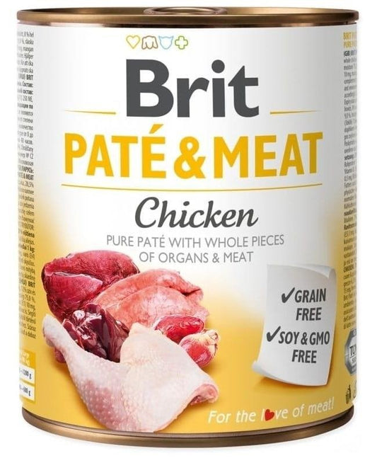 BRIT Pate & Meat broilerin kanssa - 800g - KorhoneCom