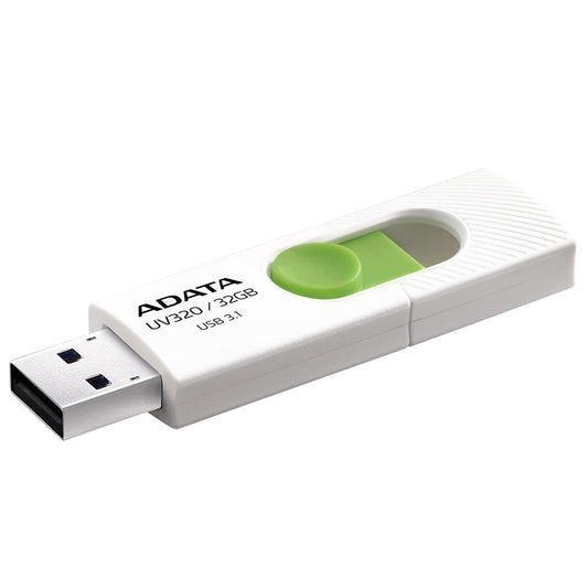 ADATA UV320 USB-muistitikku 32 GB USB Type-A 3.2 Gen 1 (3.1 Gen 1) Vihreä Valkoinen