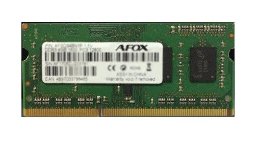 AFOX SO-DIMM DDR3 8GB muistimoduuli 1600 MHz - KorhoneCom