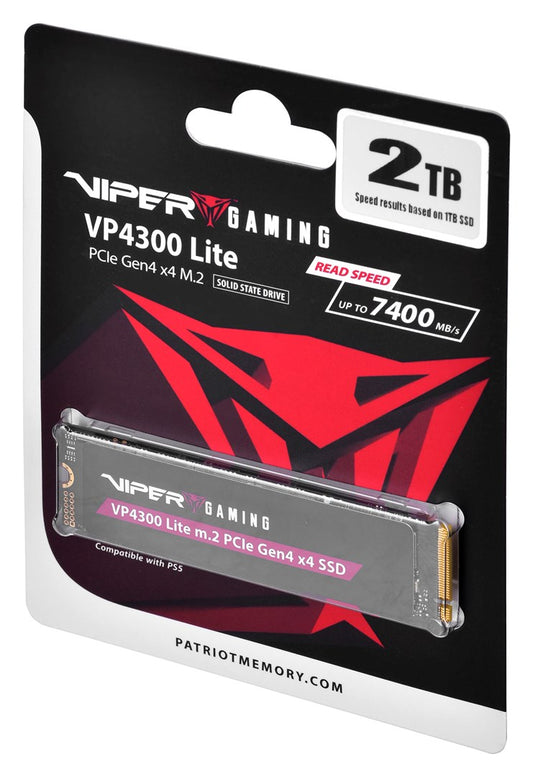 Patriot Viper VP4300L M.2 PCI-Ex4 NVMe 2TB 7.2/6. - KorhoneCom