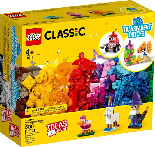 LEGO Classic 11013 Luovat läpinäkyvät palikat - KorhoneCom