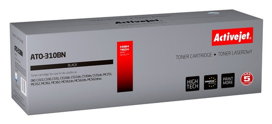 Activejet ATO-310BN väriaine OKI-tulostimelle; OKI 44469803 vaihto; Ylin; 3500 sivua; musta - KorhoneCom