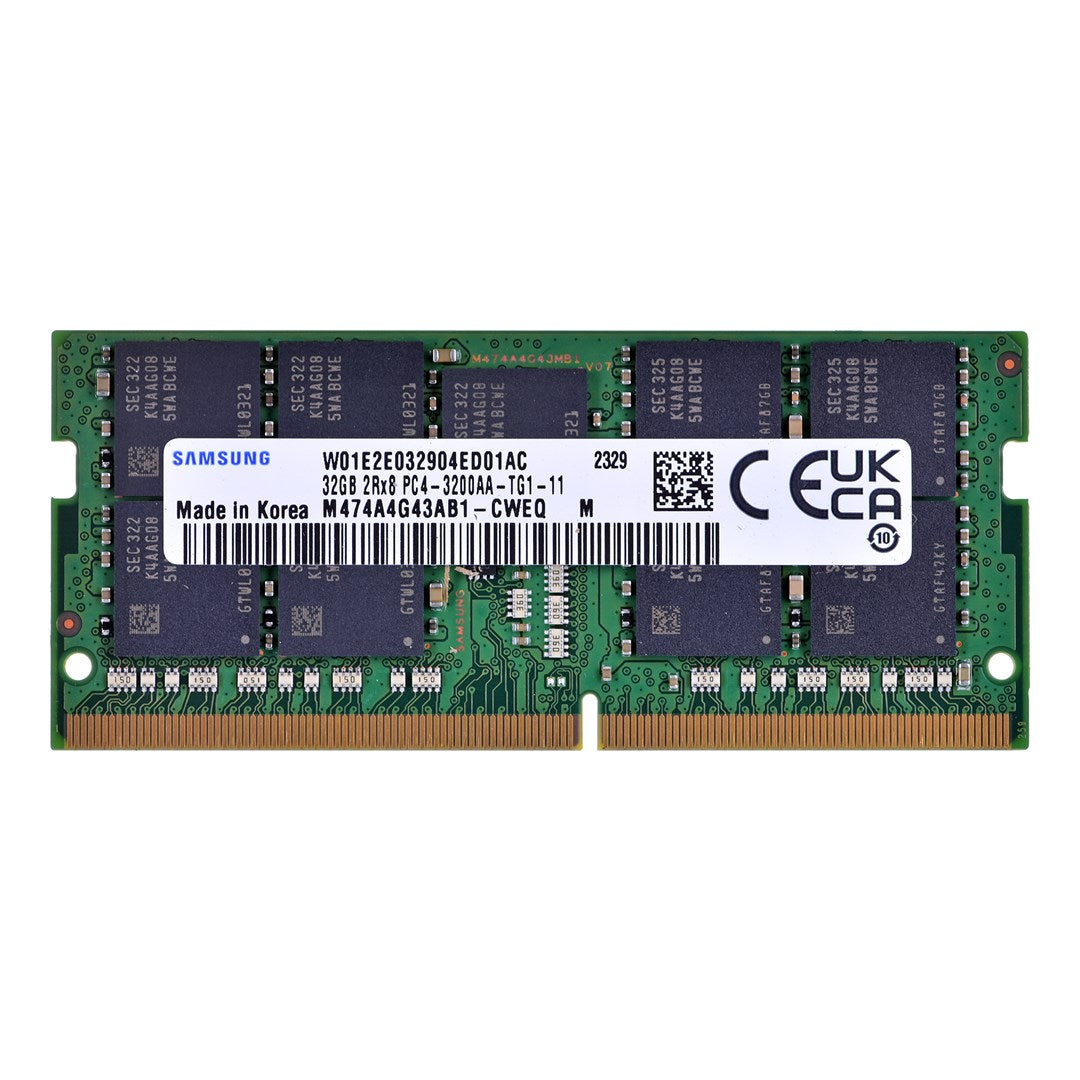 Samsung SO-DIMM ECC 32GB DDR4 2Rx8 3200MHz PC4-25600 M474A4G43AB1-CWE - KorhoneCom