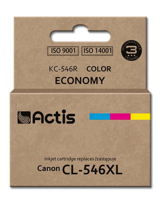 Actis KC-546R muste Canon-tulostimeen; Canon CL-546XL vaihto; Vakio; 15 ml; väri - KorhoneCom
