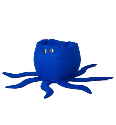 Sininen Octopus Laukun pussi L 80 x 80 cm - KorhoneCom