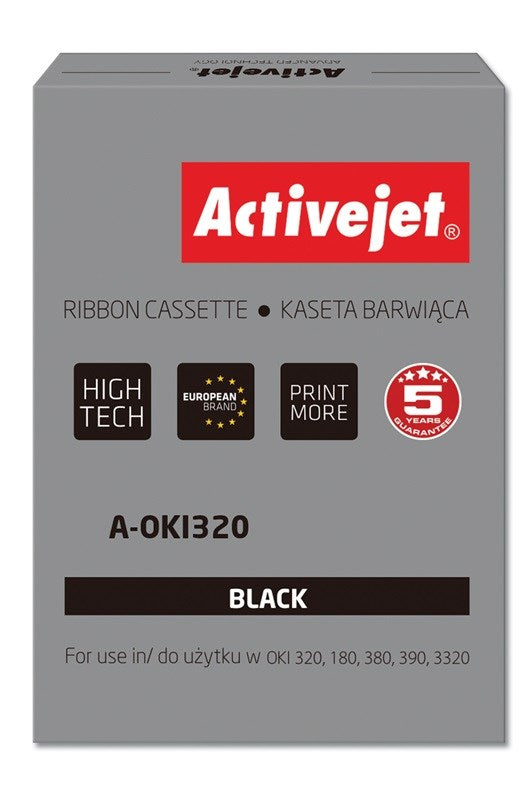 Activejet A-OKI320 Nauha (korvaa OKI 9002303; 3000000 merkkiä; Supreme; musta) 100 kpl - KorhoneCom