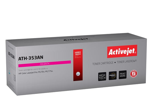 Activejet ATH-353AN väriaine (korvaa HP CF353A:lle, Supreme, 1100 sivua, magenta) - KorhoneCom