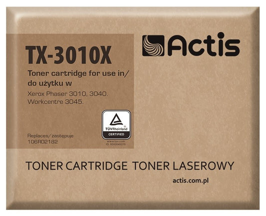 Actis TX-3010X väriaine (korvaava Xerox 106R02182; Standard; 2300 sivua; musta)