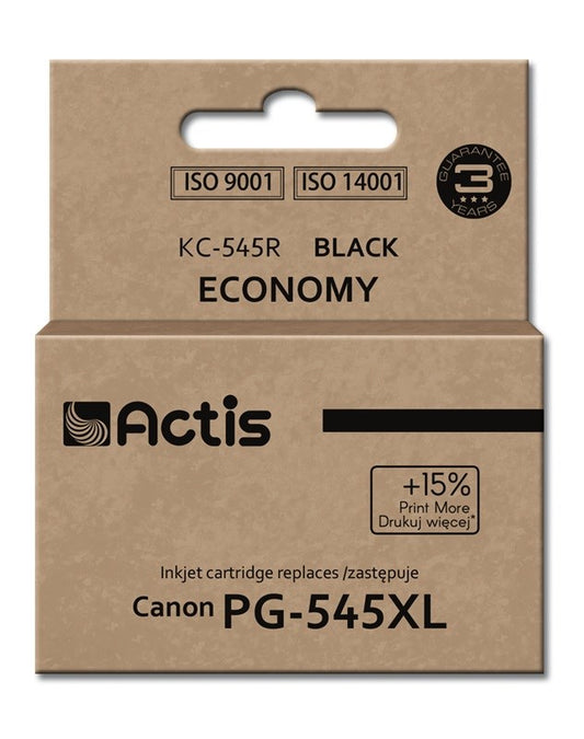Actis KC-545R muste Canon tulostimeen; Canon PG-545XL korvaava muste; Standard; 15 ml; musta - KorhoneCom