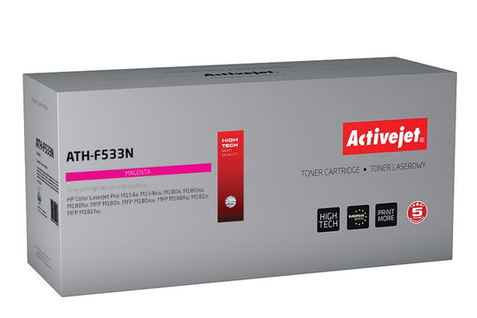 Activejet ATH-F533N väriaine (korvaava HP 205A CF533A; Supreme; 900 sivua; magenta) - KorhoneCom