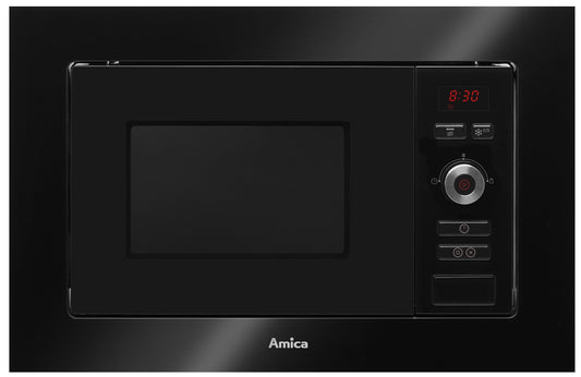 Amica AMMB20E1GB mikroaaltouuni Sisäänrakennettu grillimikroaaltouuni 20 L 800 W Musta