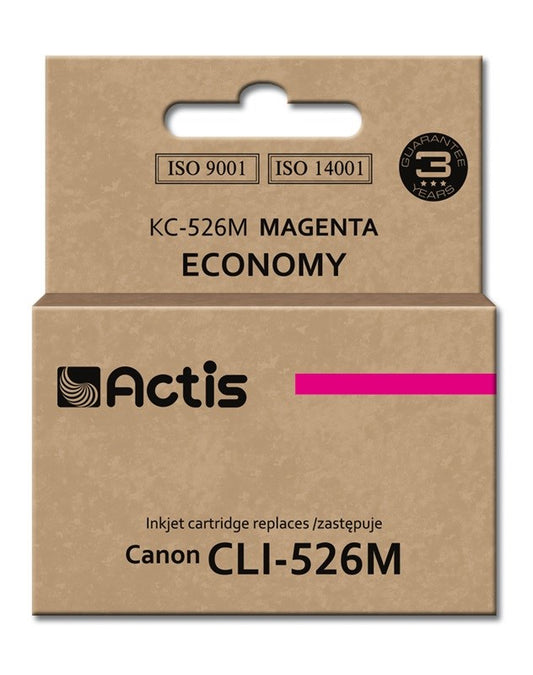 Actis KC-526M Tinte für Canon-Drucker; Canon CLI-526M Ersatz; Standard; 10 ml; Magenta