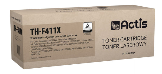 Actis TH-F411X toner (replacement for HP 410X CF411X; Standard; 5000 pages; cyan) - KorhoneCom