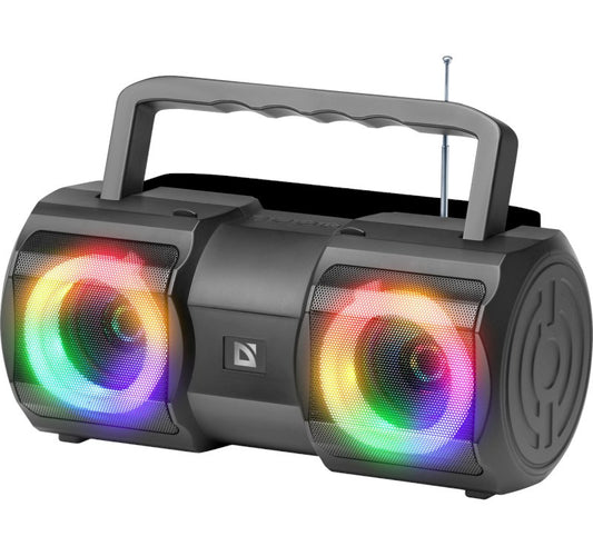 SPEAKER DEFENDER BEATBOX 20 BLUETOOTH 20W LIGHT/BT/MIC/FM/USB/TF - KorhoneCom