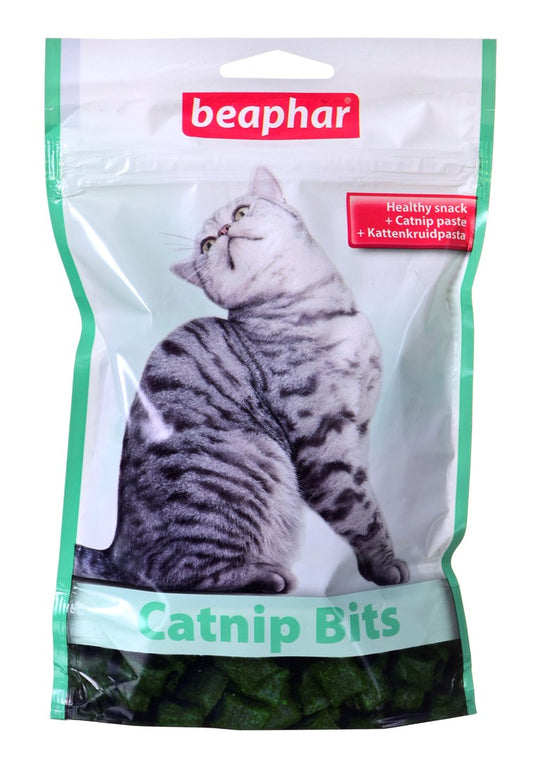 Beaphar Catnip Bits - kissanminttuherkkuja kissoille - 150 g - KorhoneCom