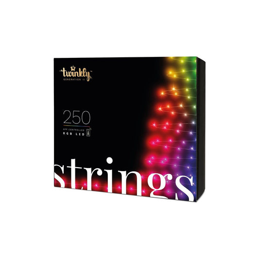 TWINKLY Strings 250 (TWS250STP-BEU) Älykkäät joulukuusen valot 250 LED RGB 20 m - KorhoneCom