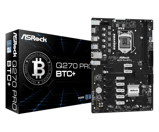 Asrock Q270 Pro BTC+ Intel® Q270 LGA 1151 (Sockel H4) ATX