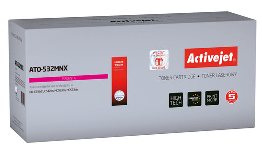 Activejet ATO-532MNX väriaine (korvaa OKI 46490606; Supreme; 6000 sivua; magenta) - KorhoneCom