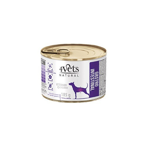 4VETS Natural Gastro Intestinal Dog – Nassfutter für Hunde – 185 g