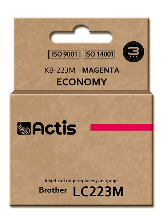 Actis KB-223M Tinte (Ersatz für Brother LC223M; Standard; 10 ml; Magenta)