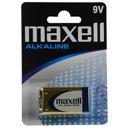 MAXELL alkaliparisto 9V 6LR61 1 kpl. - KorhoneCom