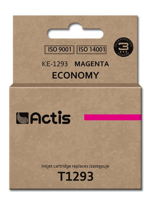 Actis KE-1293 muste Epson-tulostimeen; Epson T1293 vaihto; Vakio; 15 ml; magenta - KorhoneCom