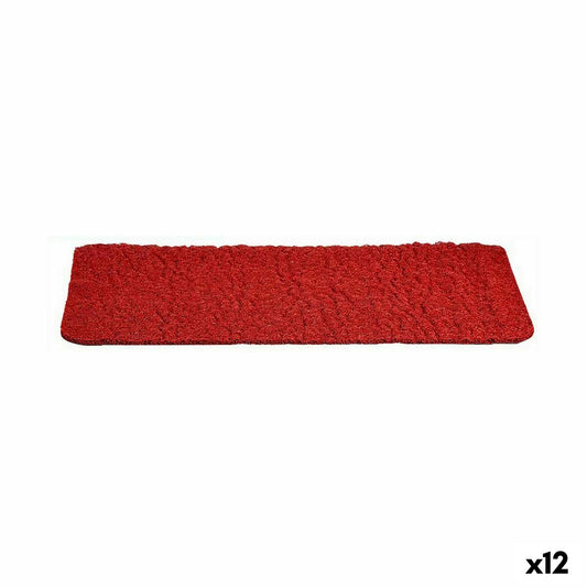 Kynnysmatto Punainen PVC 70 x 40 cm (12 osaa)